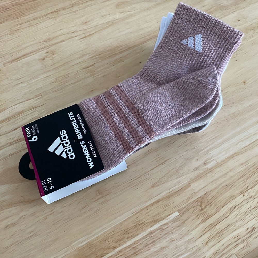 Adidas Women’s Superlite Socks-6 Pack